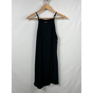 No Rest For Bridget Slip Dress S Black Lined Adjustable Spaghetti‎ Straps